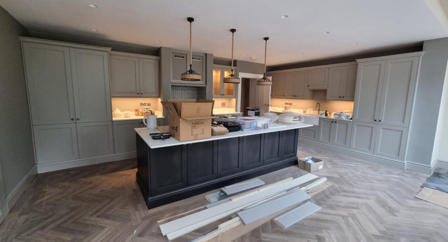 New kitchen installation, Liverpool