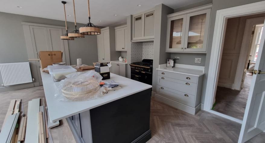 New kitchen installation, Liverpool